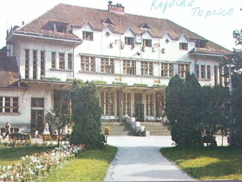 ĆS. ŚTATNE KUPELE. RAJECKE TEPLICE KUPELNY DOM