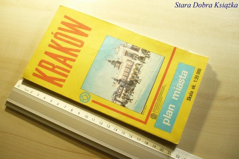 KRAKÓW. PLAN MIASTA 1: 20 000 1989