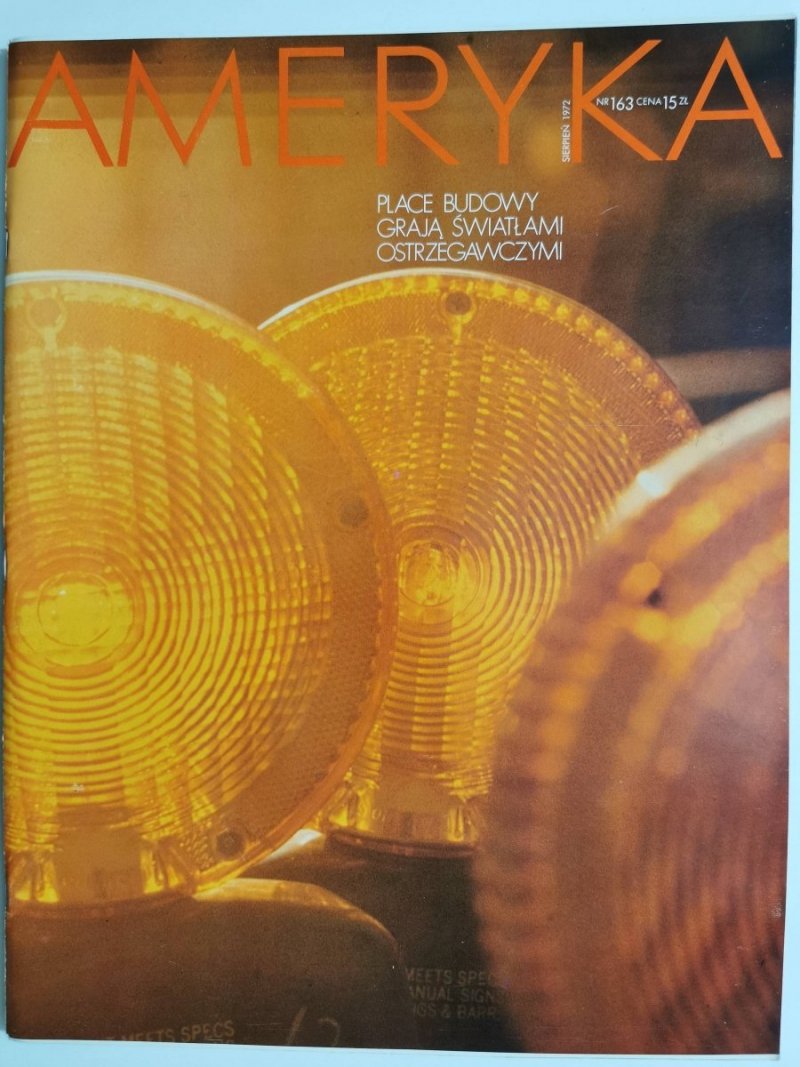 AMERYKA NR 163 SIERPIEŃ 1972 