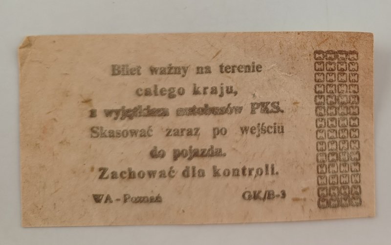 BILET KOMUNIKACJA MIEJSKA 48ZŁ