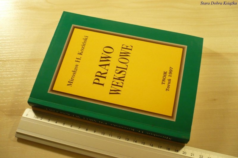 PRAWO WEKSLOWE - Mirosław H. Koziński (1997)