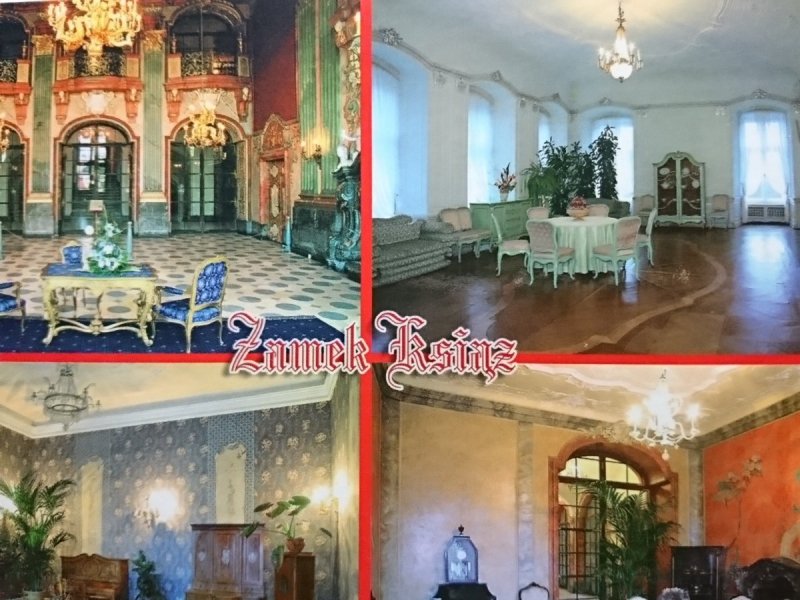 ZAMEK KSIĄŻ - WNĘTRZA. SALA MAKSYMILIANA