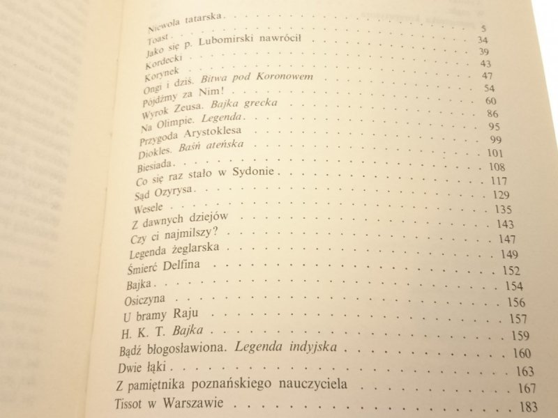 NOWELE TOMY OD I DO III - Henryk Sienkiewicz 1976