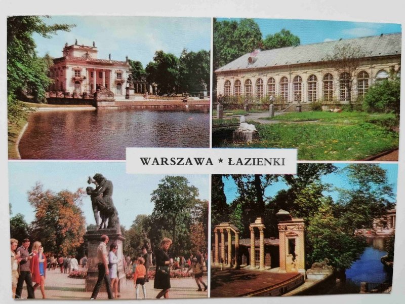 WARSZAWA. ŁAZIENKI CZTERY UJĘCIA FOT. CHOJNACKI I INNI