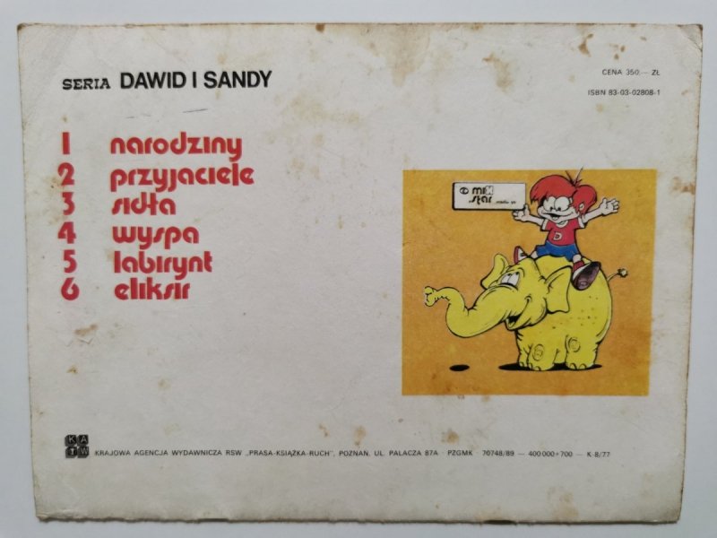 DAWID I SANDY TOM 1 NARODZINY 