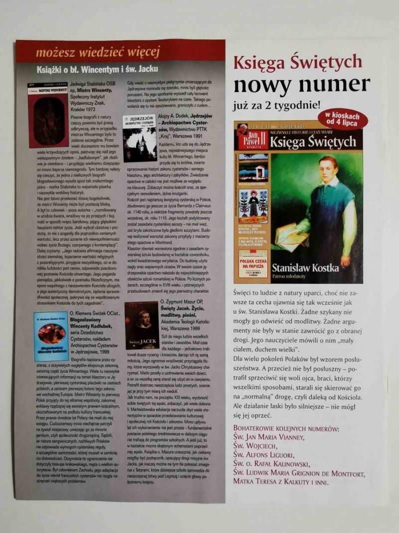 JAN PAWEŁ II KOLEKCJA KSIĘGA ŚWIĘTYCH NR 32 (7)
