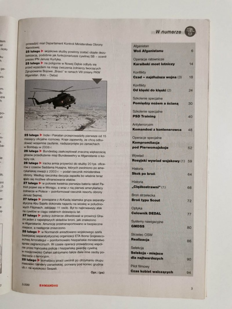 KOMANDOS NR 3 (201) 2010