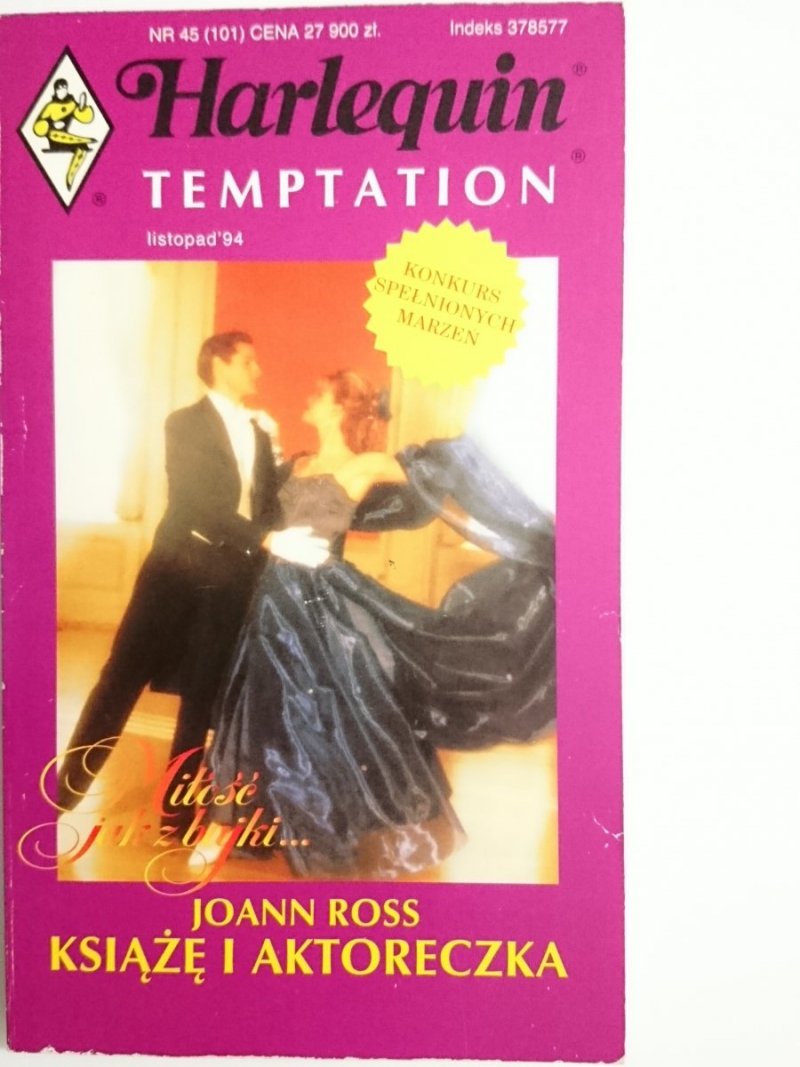 KSIĄŻĘ I AKTORECZKA – Joann Ross 1994