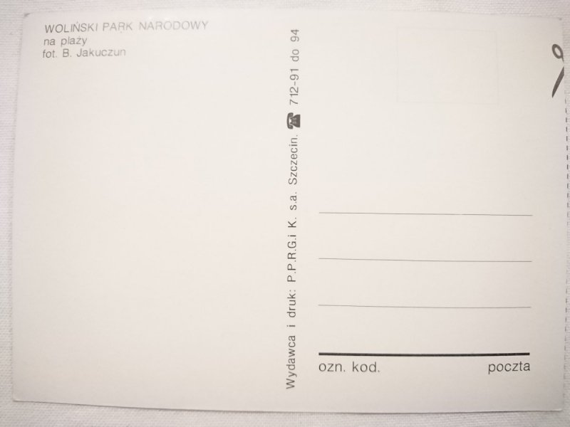 WOLIŃSKI PARK NARODOWY NA PLAŻY FOT. B. JAKUCZUN