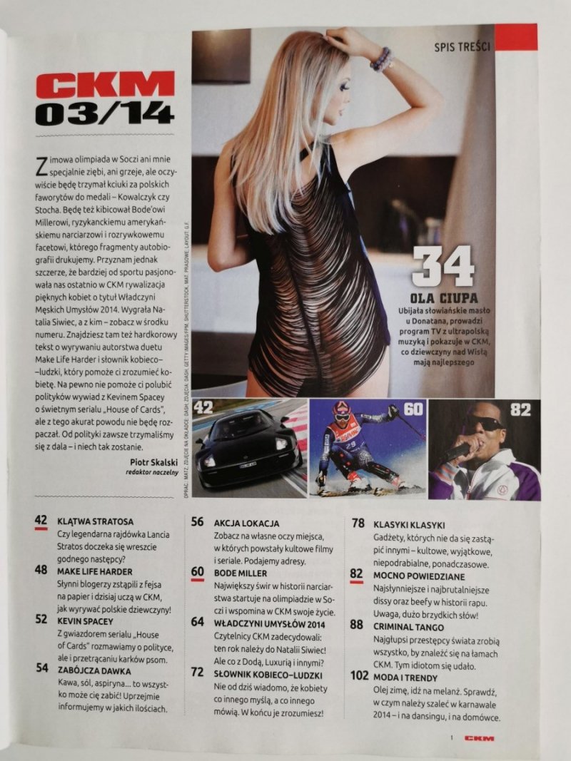 CKM NR 3 (189) MARZEC 2014 DISCO OLA PREZENTERKA ITV IDZIE NA CAŁOŚĆ