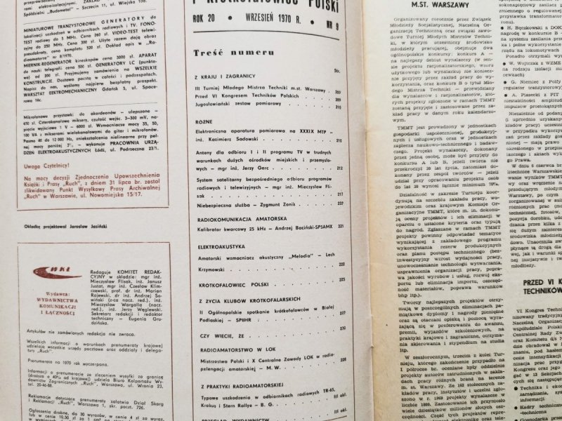 Radioamator i krótkofalowiec 9/1970