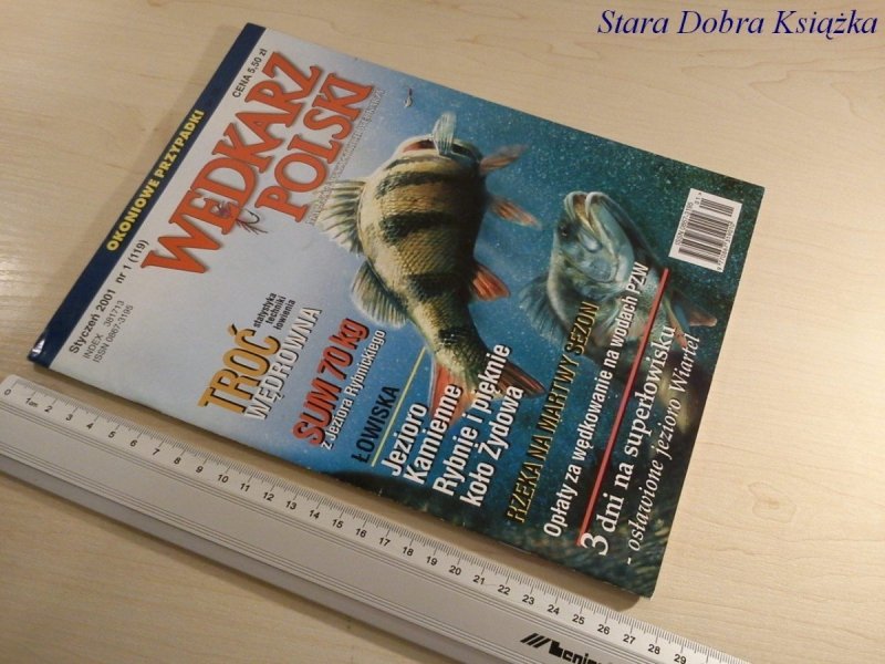 WĘDKARZ POLSKI NR.1 / 2001 TROĆ WĘDROWNA