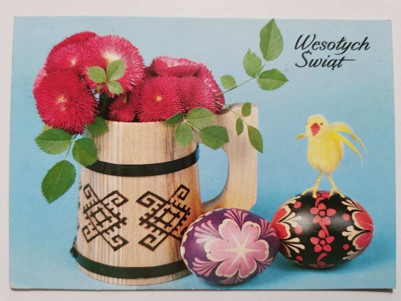 POCZTÓWKA WIELKANOCNA NR.74 WESOŁYCH ŚWIĄT FOT. ECHEŃSKI