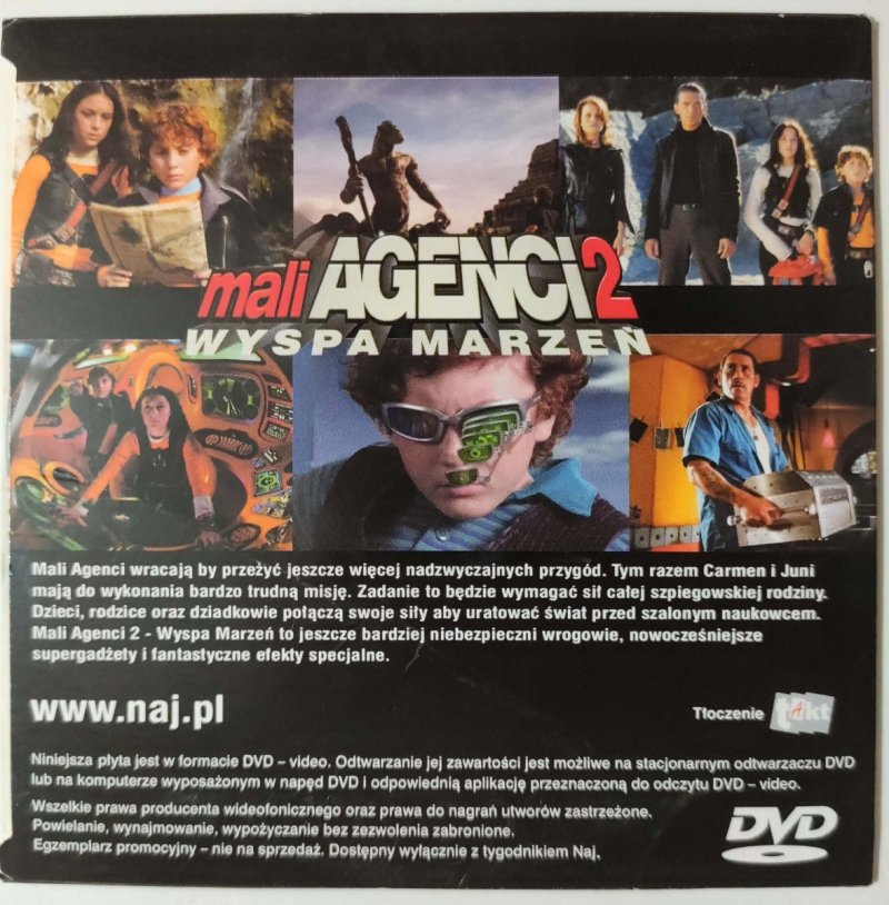 DVD. MALI AGENCI 2 WYSPA MARZEŃ