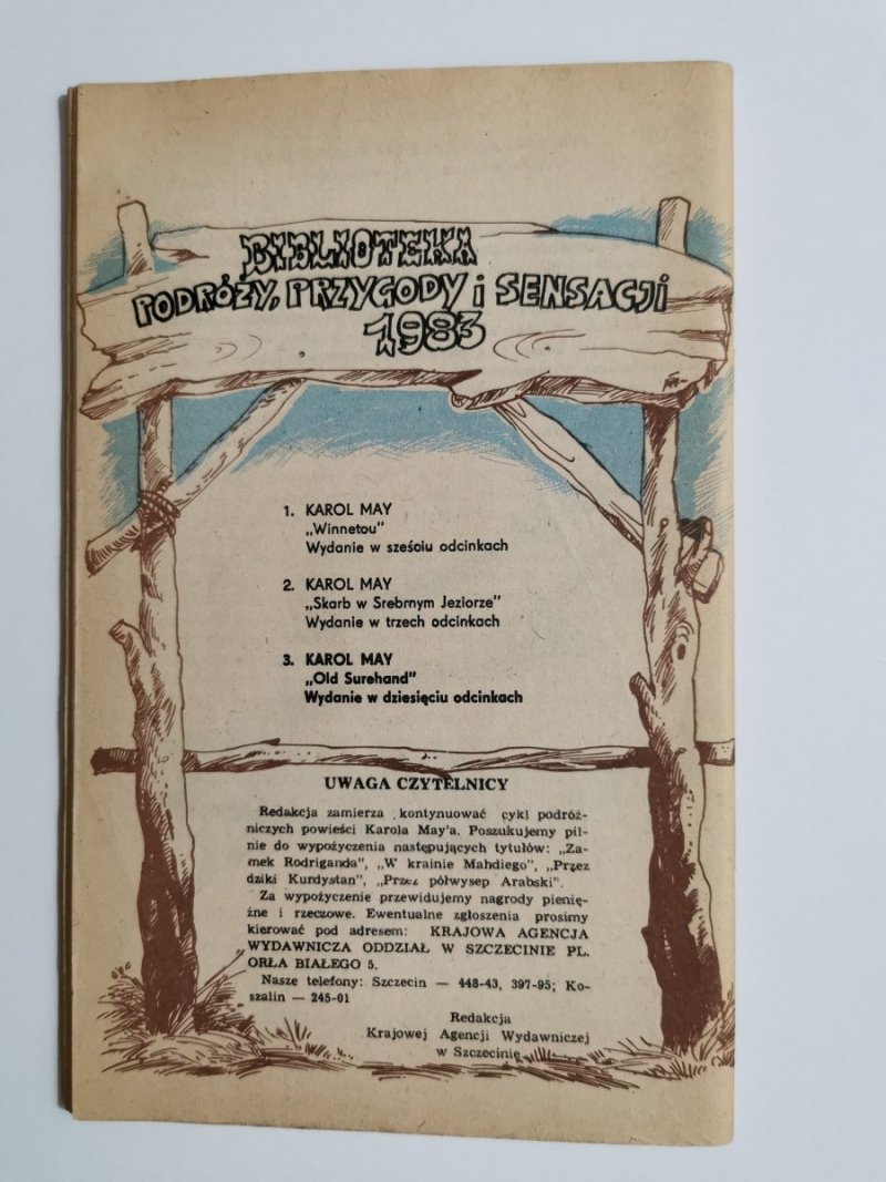 OLD SUREHAND CZĘŚĆ 9 - Karol May 1983