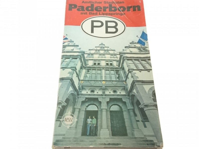 PADERBORN MIT BAD LIPPSPRINGE. AMTLICHER STADTPLAN