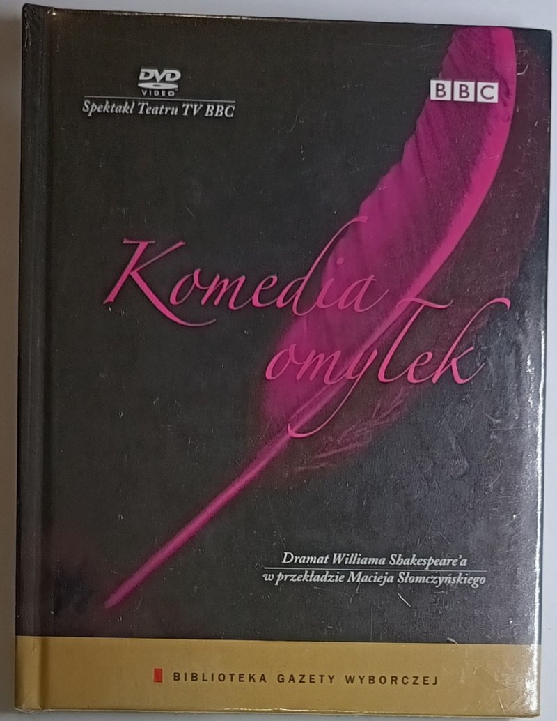 KOMEDIA OMYŁEK + DVD - William Shakespear