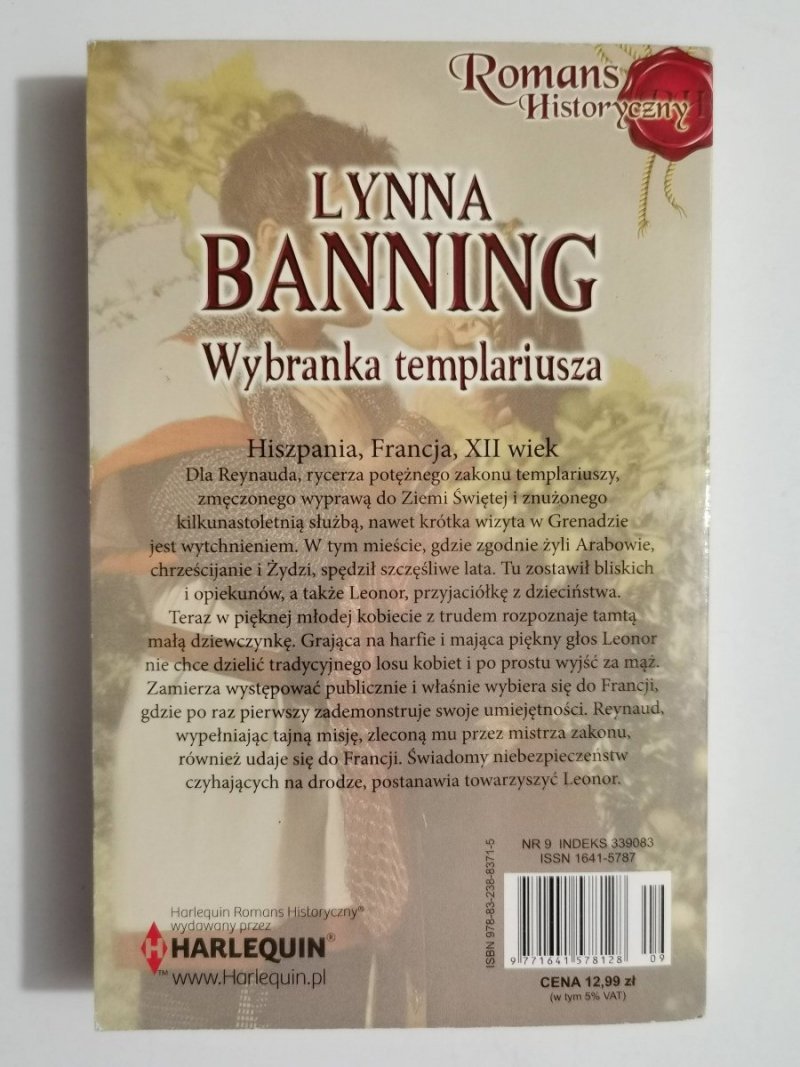 WYBRANKA TEMPLARIUSZA - Lynna Banning 2012