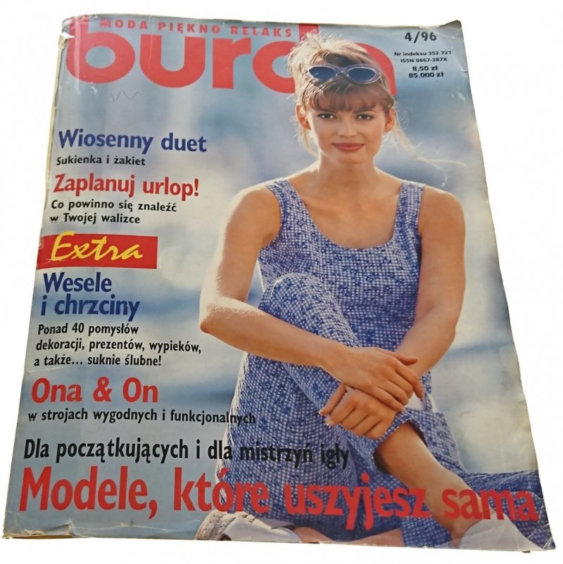 BURDA NR 4/96 WIOSENNY DUET