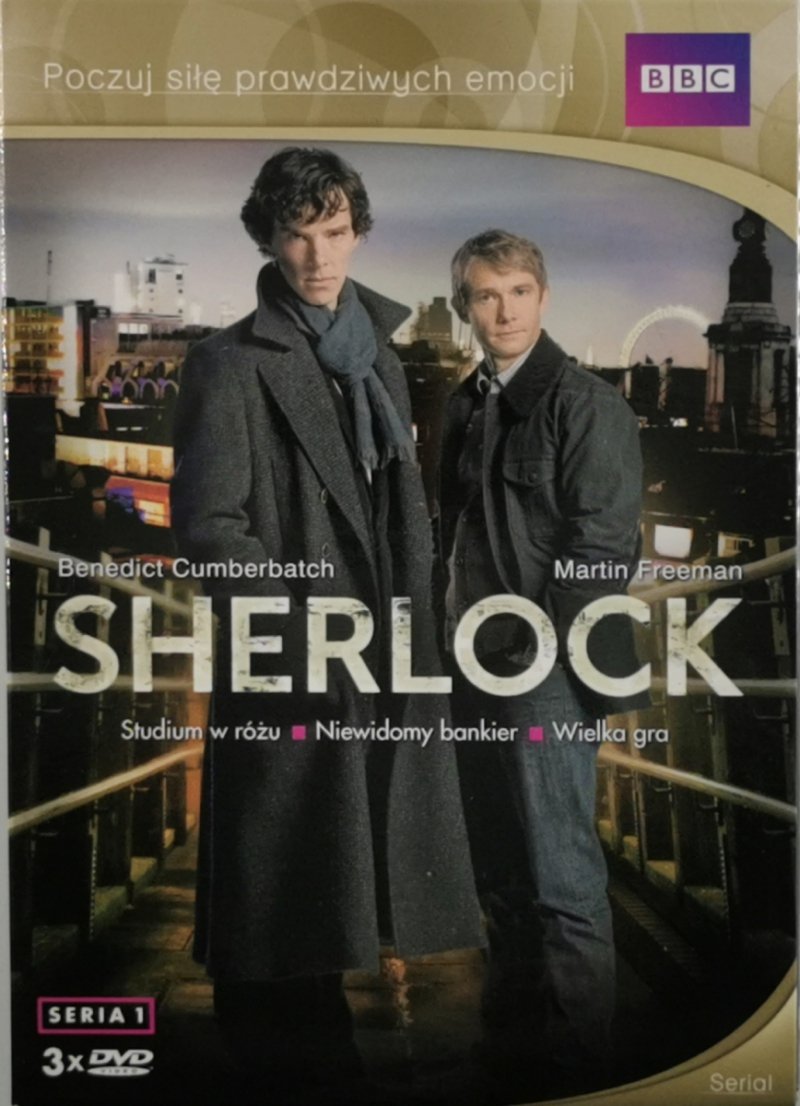 DVD. PAKIET SHERLOCK. SERIA 1 DVD
