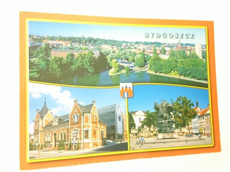 BYDGOSZCZ. WIDOK Z DACHU OPERY NA ZAKOLE BRDY