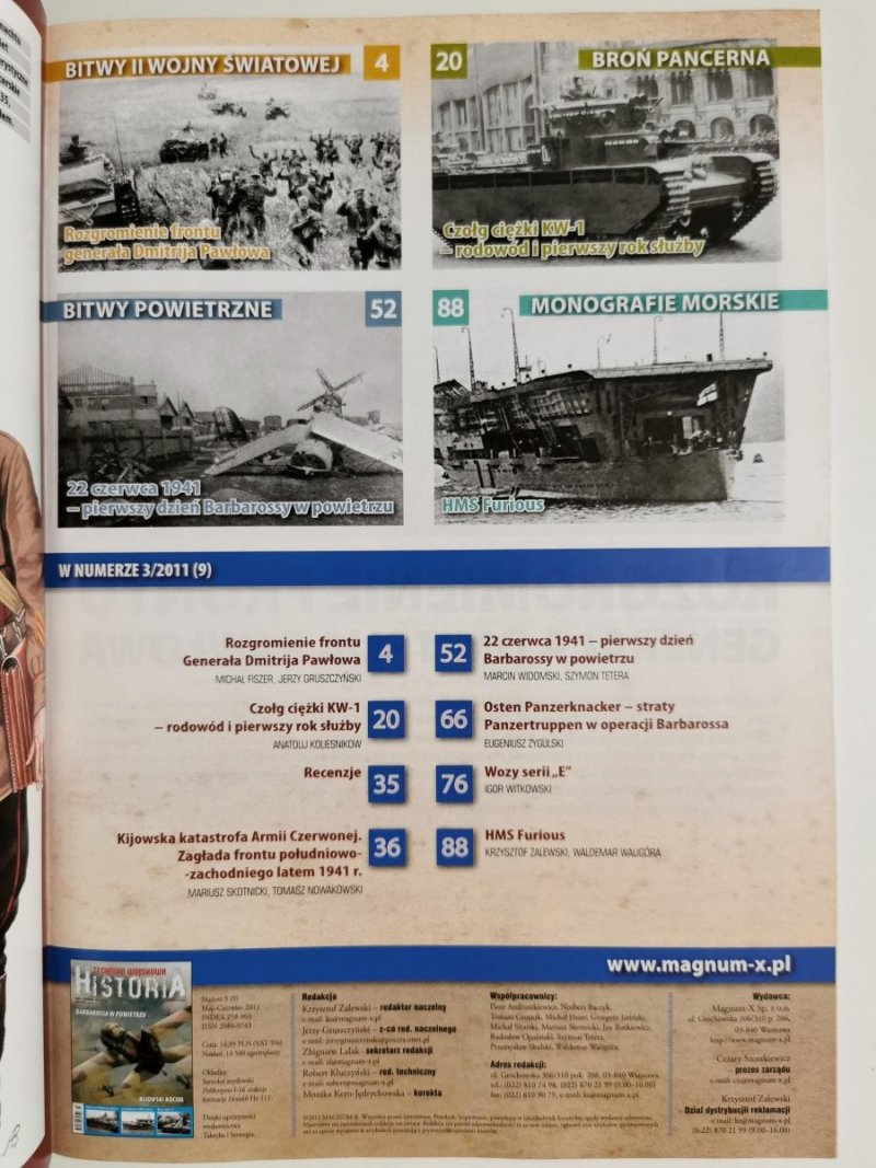 TECHNIKA WOJSKOWA HISTORIA MAJ-CZERWIEC NR 3/2011