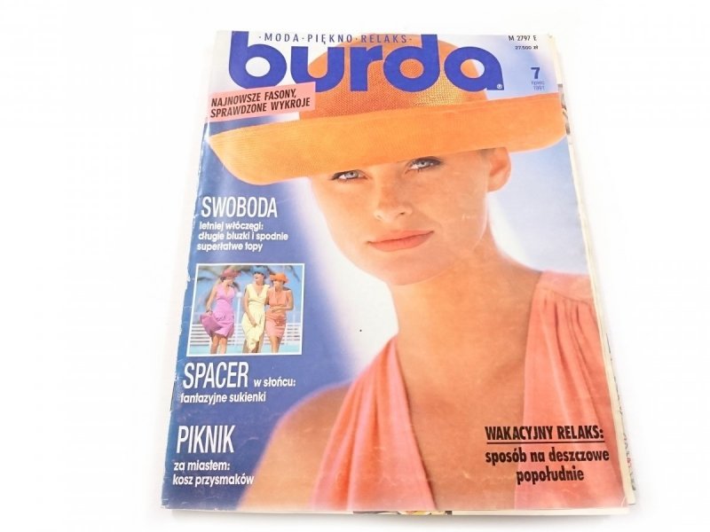 BURDA NR 7 LIPIEC 1991