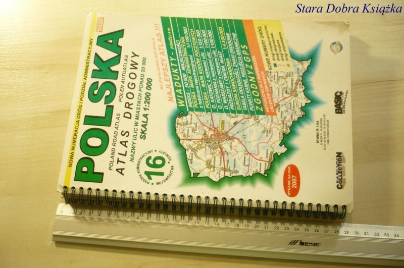 POLSKA. ATLAS DROGOWY SKALA 1: 200 000