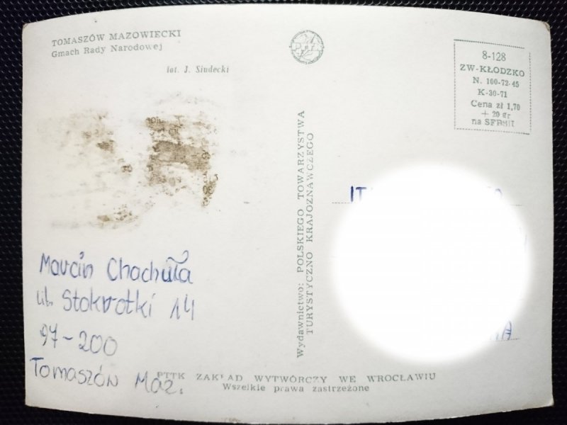 TOMASZÓW MAZOWIECKI. GMACH RADY NARODOWEJ FOT. J. SIUDECKI