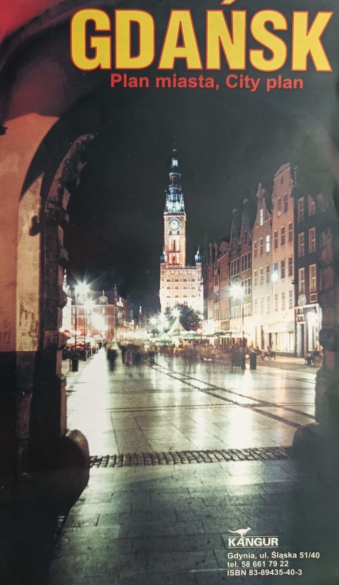 GDAŃSK PLAN MIASTA CITY PLAN