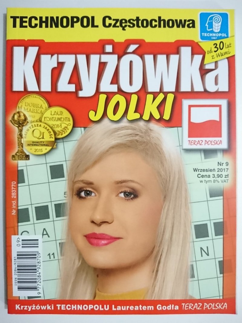 KRZYŻÓWKA JOLKI 9-2017