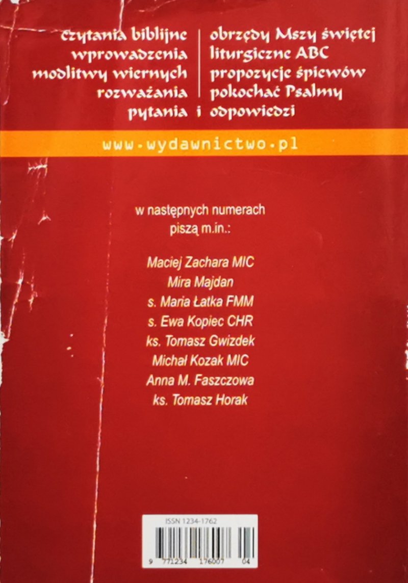 OREMUS. TEKSTY LITURGII MSZY ŚWIĘTEJ KWIECIEŃ 2021