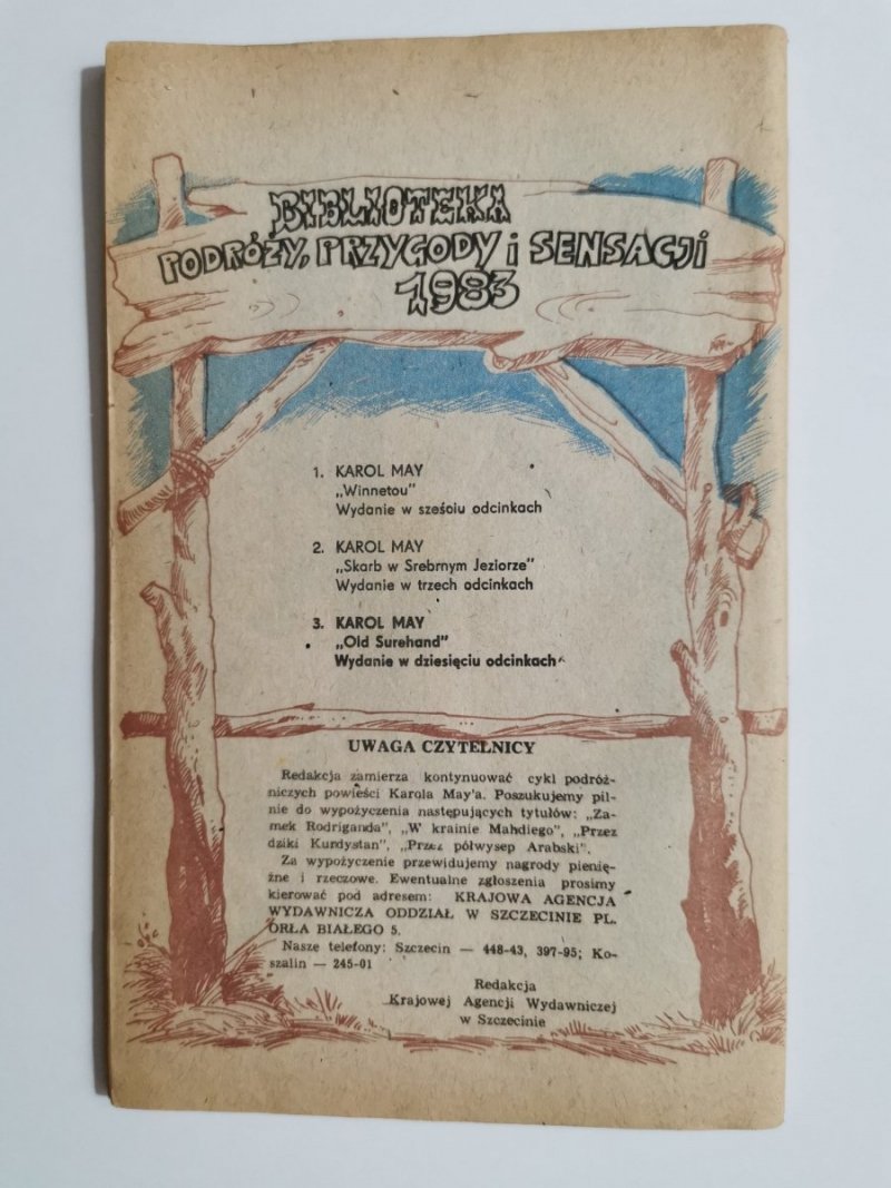 OLD SUREHAND CZĘŚĆ 6 - Karol May 1983