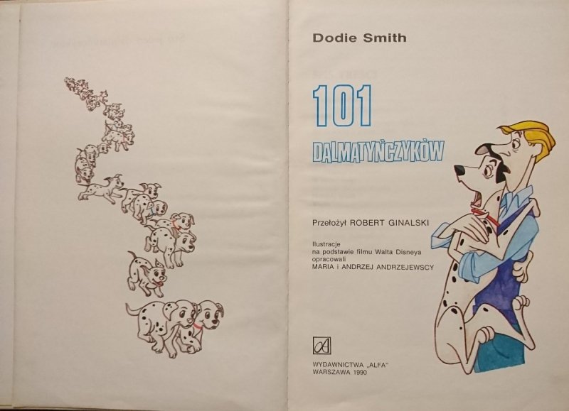 101 DALMATYŃCZYKÓW - Dodie Smith 1990