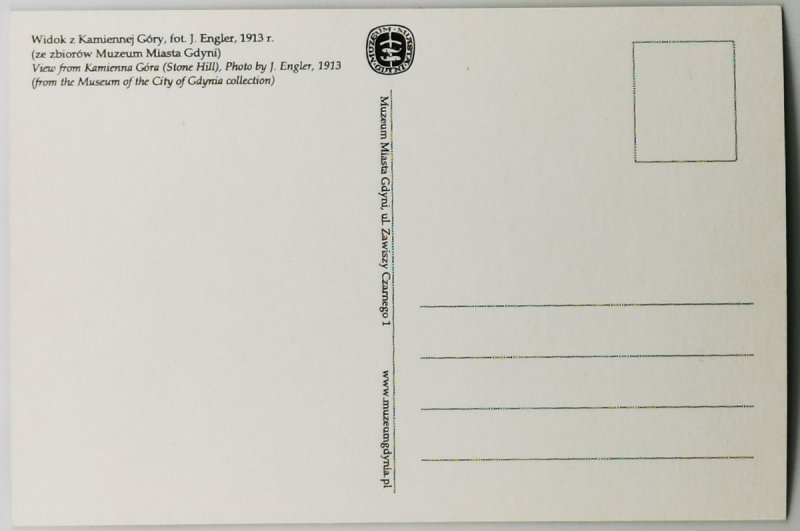 REPRINT. GDYNIA. WIDOK Z KAMIENNEJ GÓRY  