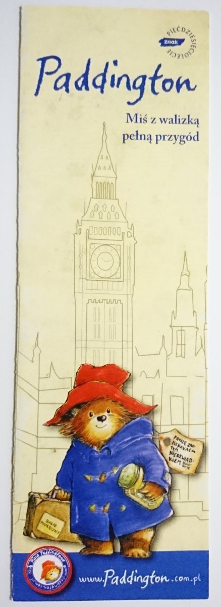 OTWIERANA ZAKŁADKA. PADDINGTON