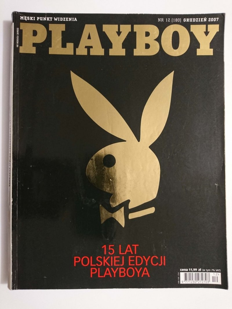 PLAYBOY 12/2007 – 15 LAT !
