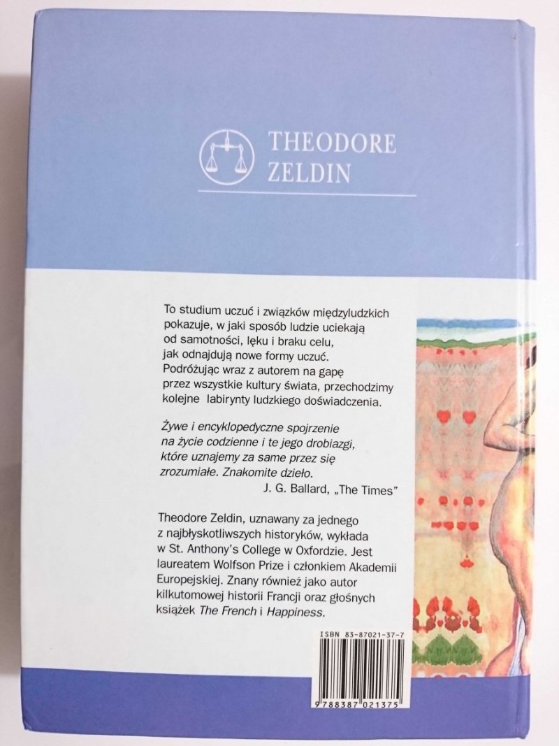 INTYMNA HISTORIA LUDZKOŚCI - Theodore Zeldin 1998