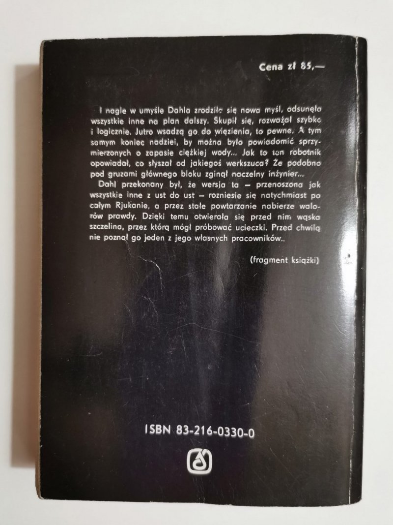 WĄWÓZ POD RJUKANEM - Frantiśek Behounek 1983