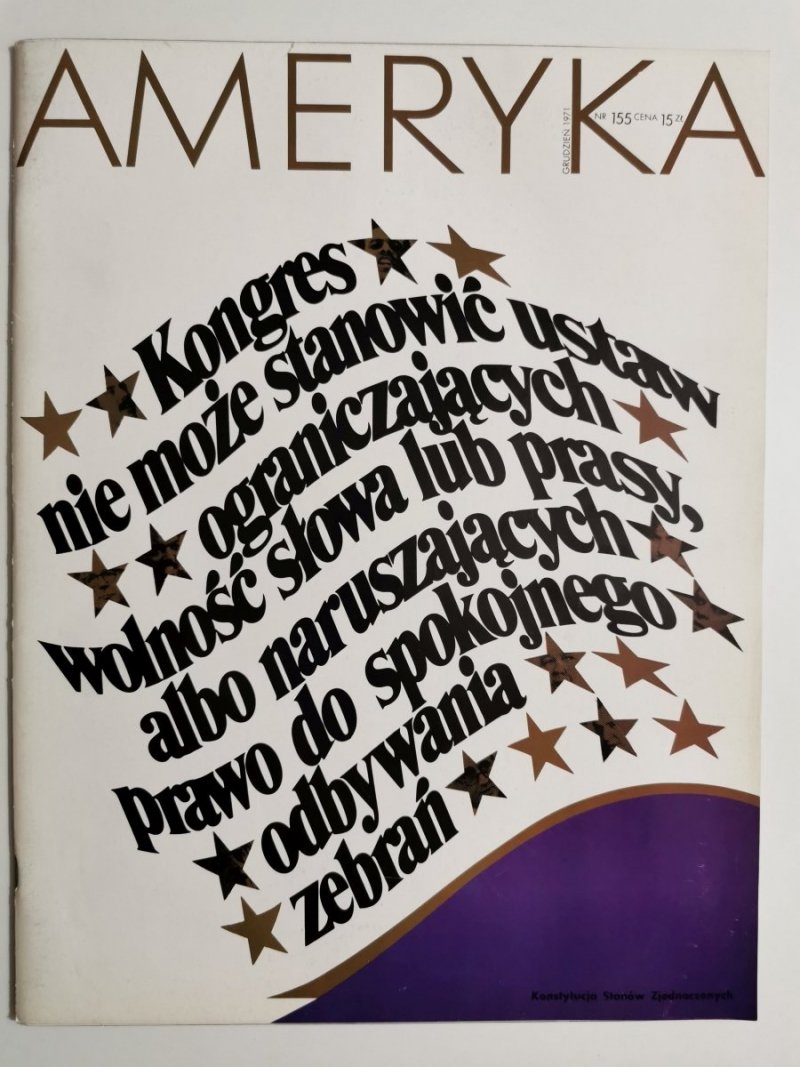 AMERYKA NR 155 GRUDZIEŃ 1971