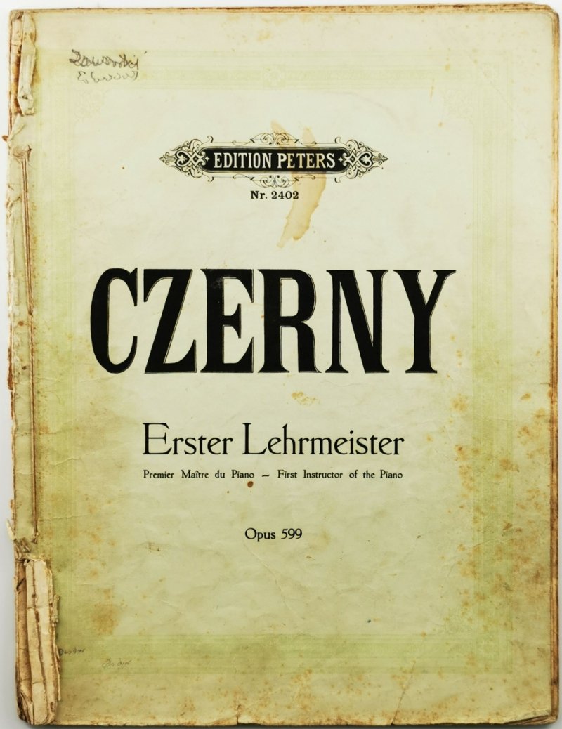 ERSTER LEHRMEISTER - Carl Czerny