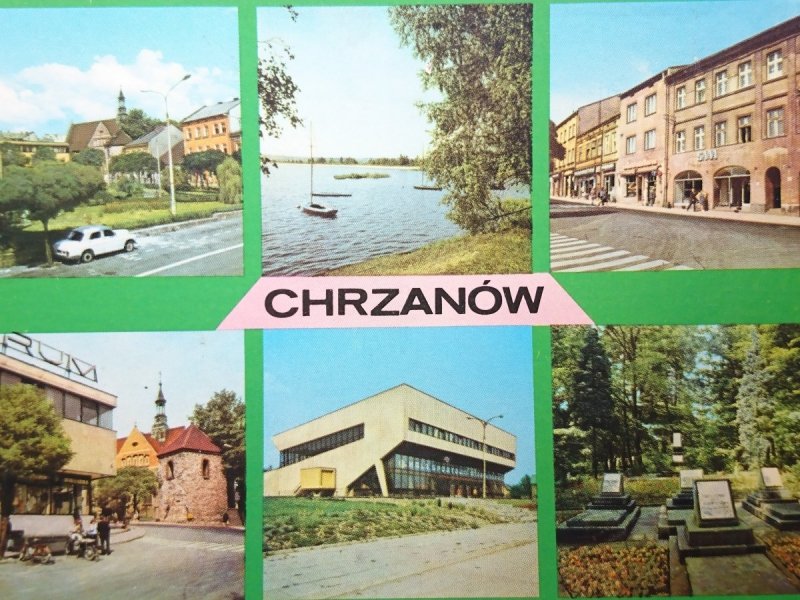 CHRZANÓW. RYNEK; NAD ZALEWEM CHECHŁO; ULICA