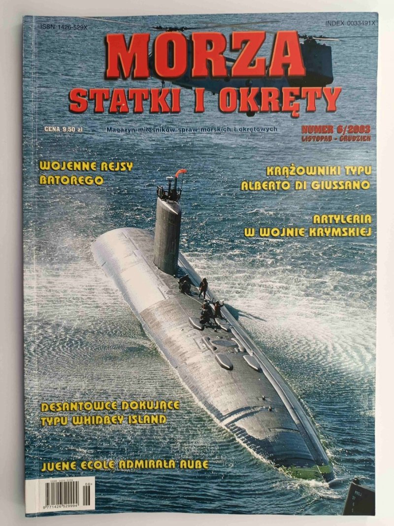 MORZA STATKI I OKRĘTY NR 6/2003