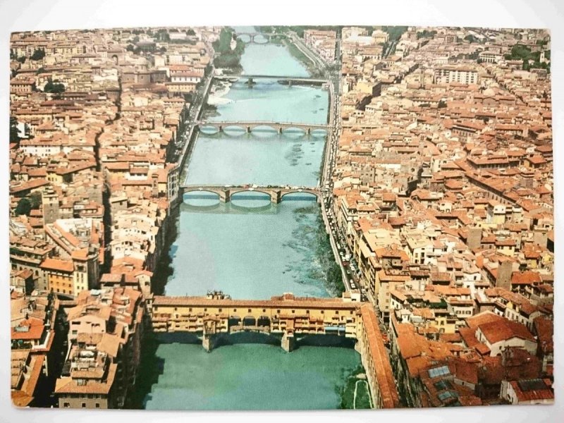 FIRENZE. PONTI SULL ARNO (VEDUTA AEREA)