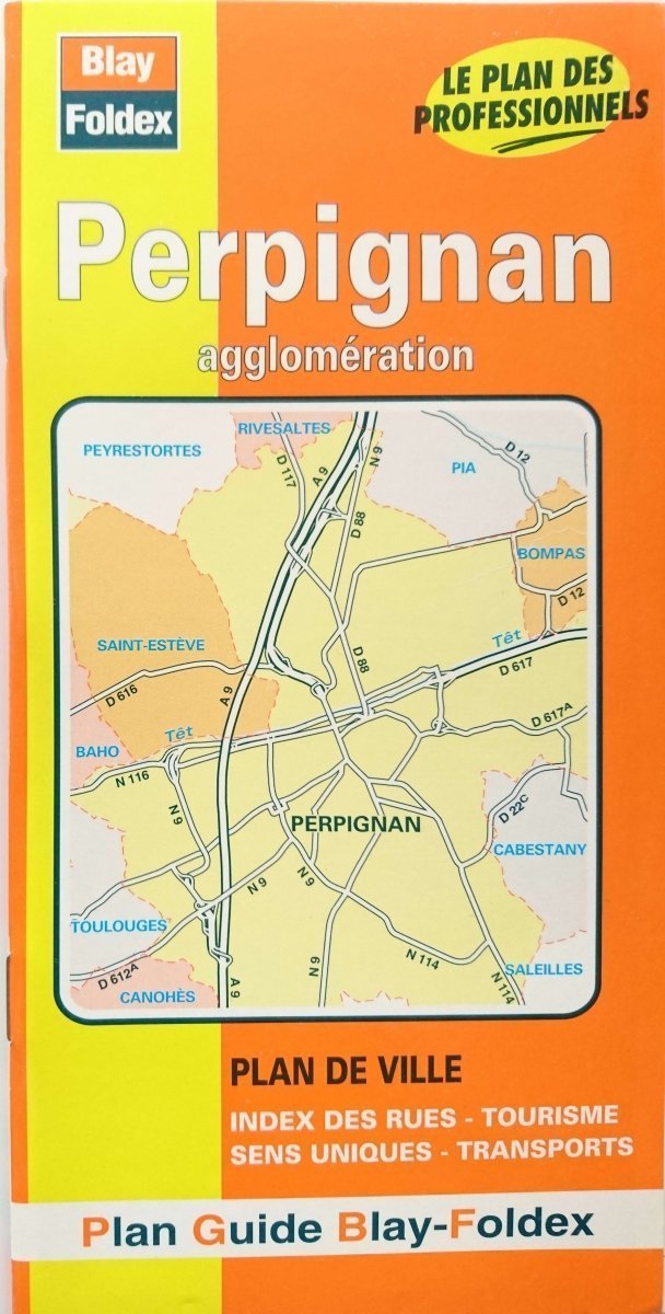 PERPINAN AGGLOMERATION. PLAN DE VILLE 