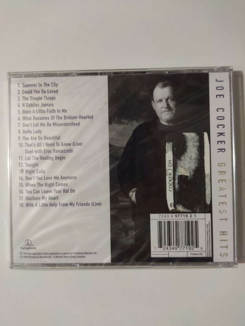 CD. JOE COCKER GREATEST HITS 