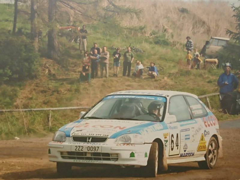 RAJD WRC 2005 ZDJĘCIE NUMER #154 HONDA CIVIC