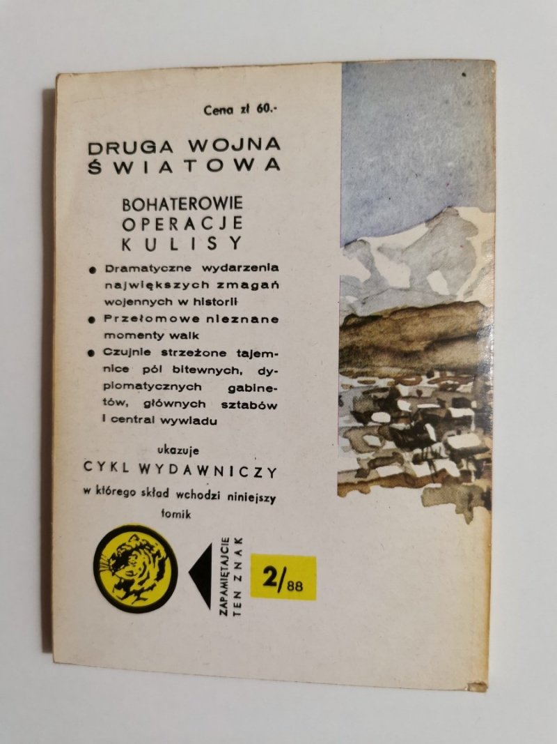 ŻÓŁTY TYGRYS: Z SIŁĄ HALNEGO - Bolesław Jagielski 1988