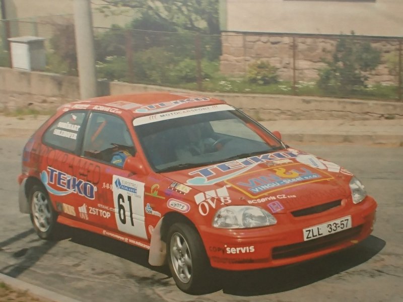 RAJD WRC 2005 ZDJĘCIE NUMER #134 HONDA CIVIC