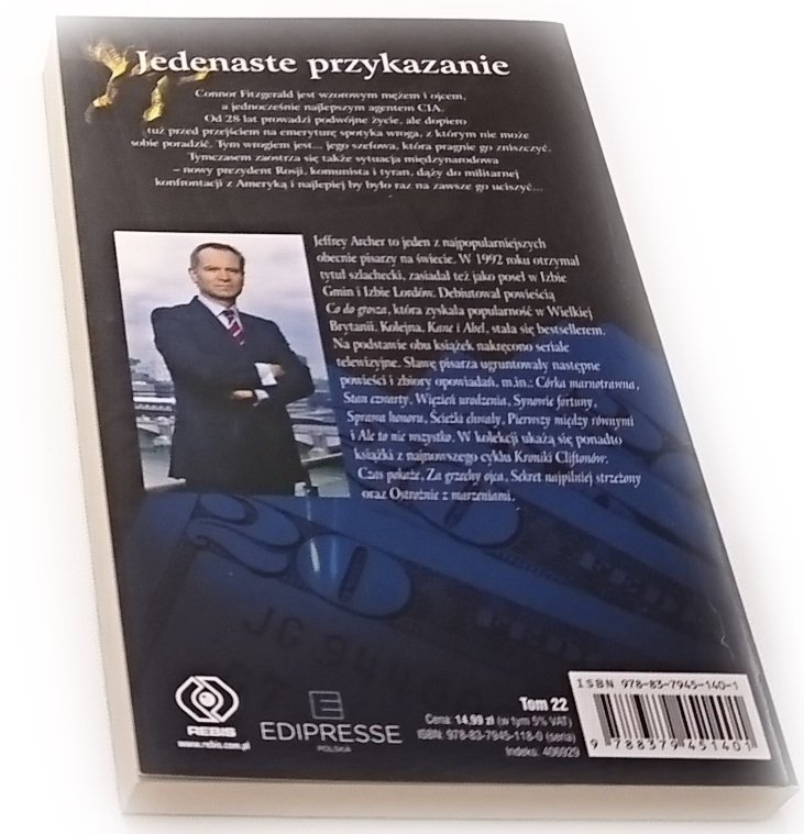 JEDENASTE PRZYKAZANIE CZĘŚĆ 1 - Jeffrey Archer 